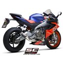 Uitlaatsysteem RVS 2-1 CR-T carbon Aprilia RS660/Tuono