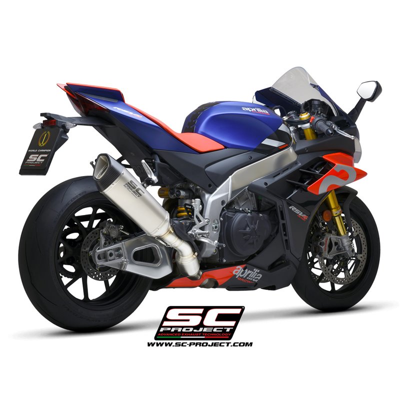 Uitlaat SC1-R Titanium Aprilia RSV4 + Factory