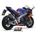 Uitlaat SC1-R 250mm carbon Aprilia RSV4/Tuono