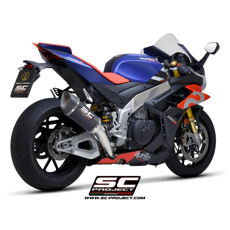 Exhaust SC1-R 250mm carbon Aprilia RSV4/Tuono