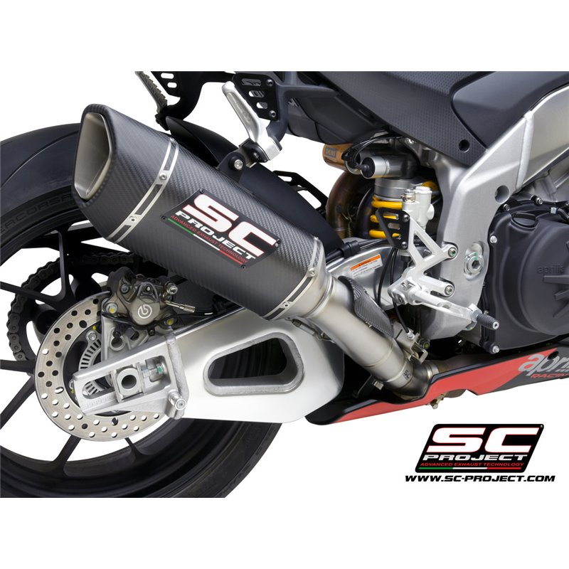 Exhaust SC1-R 250mm carbon Aprilia RSV4/Tuono