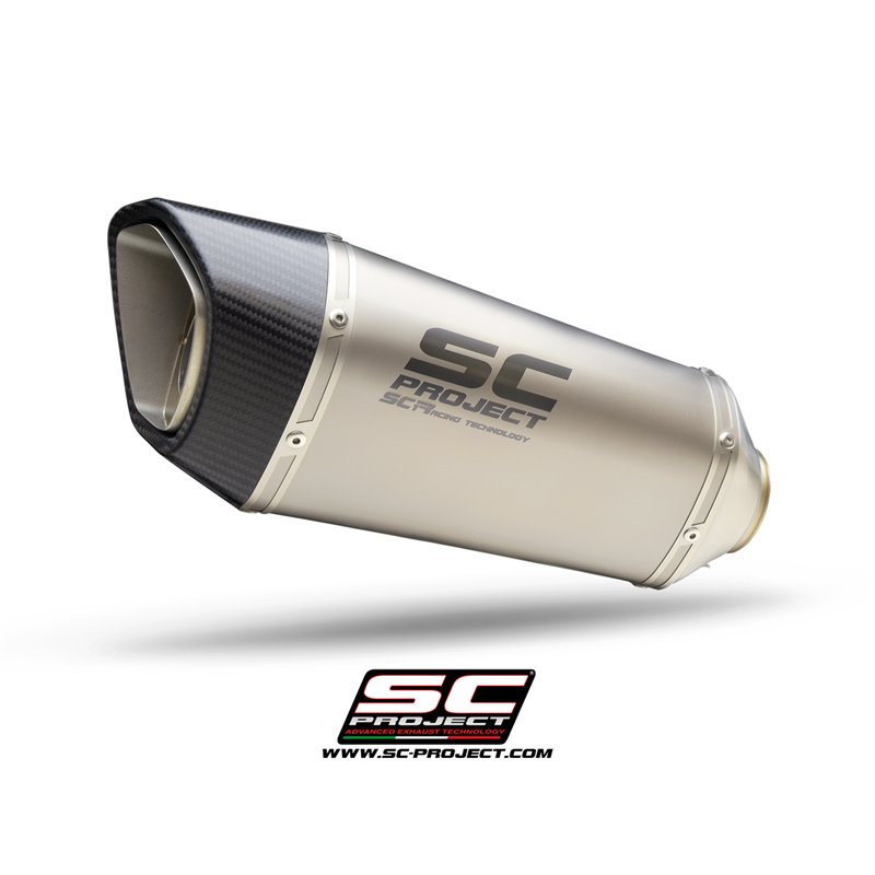 Uitlaat SC1-R 250mm titanium Aprilia RSV4/Tuono