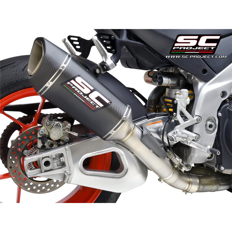 Exhaust SC1-R 250mm carbon Aprilia RSV4/Tuono