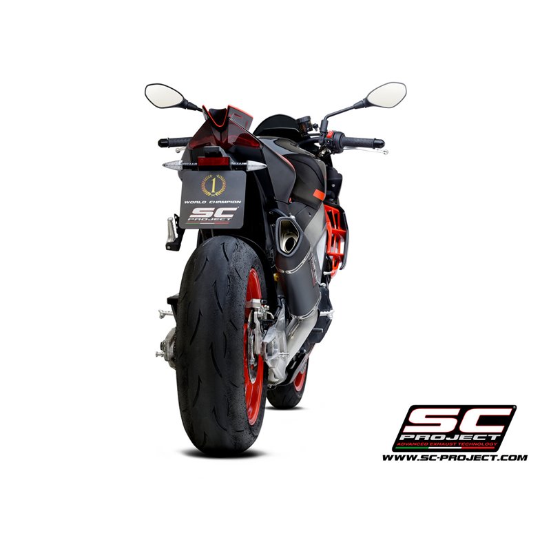 Uitlaat SC1-R 250mm titanium Aprilia RSV4/Tuono