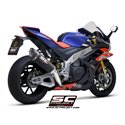 Uitlaat SC1-R 350mm carbon Aprilia RSV4/Tuono