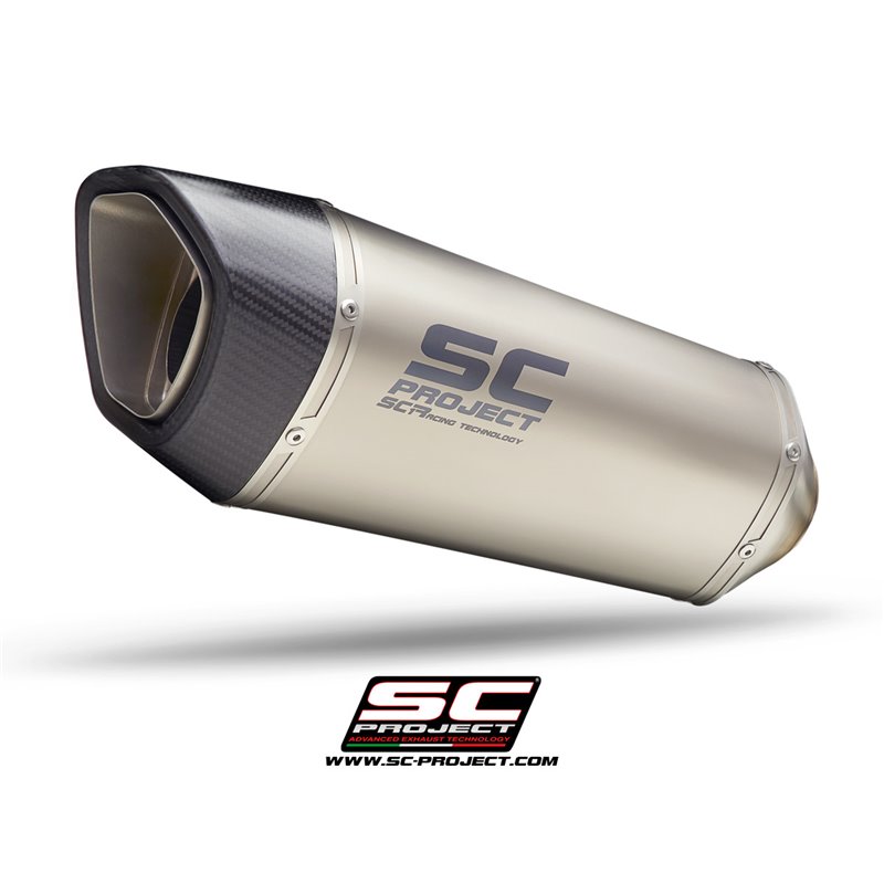 Exhaust SC1-R 350mm titanium Aprilia RSV4/Tuono