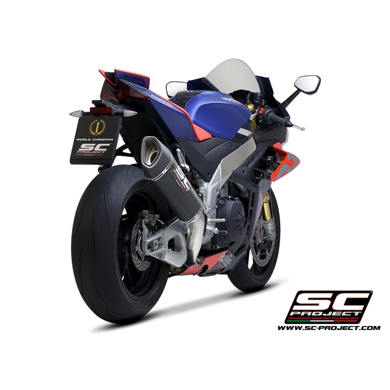 Exhaust SC1-R 350mm titanium Aprilia RSV4/Tuono