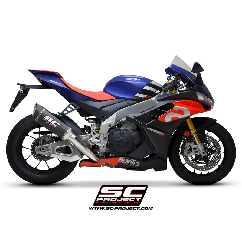 Exhaust SC1-R 350mm titanium Aprilia RSV4/Tuono