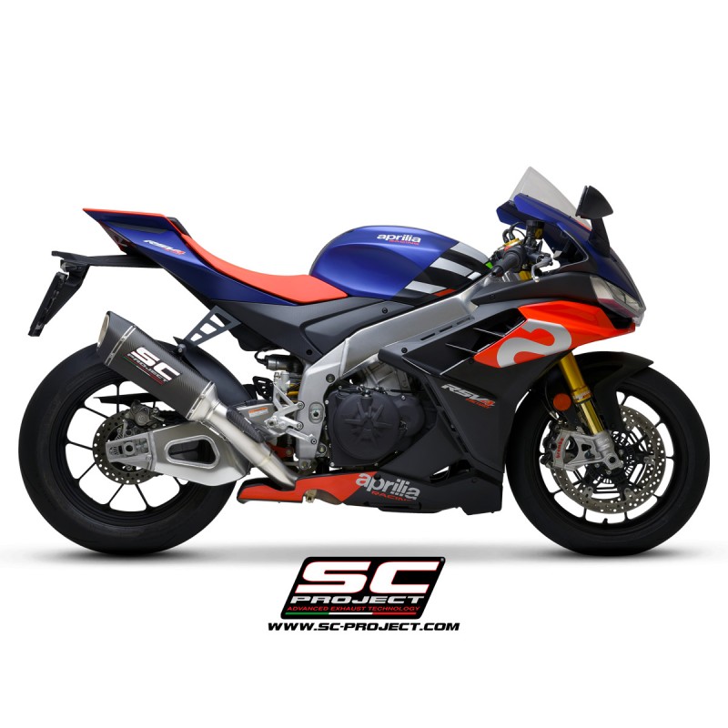 Exhaust SC1-R 350mm titanium Aprilia RSV4/Tuono