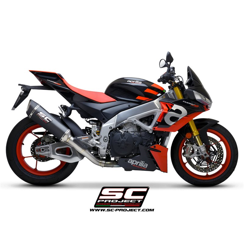 Exhaust SC1-R 350mm carbon Aprilia RSV4/Tuono