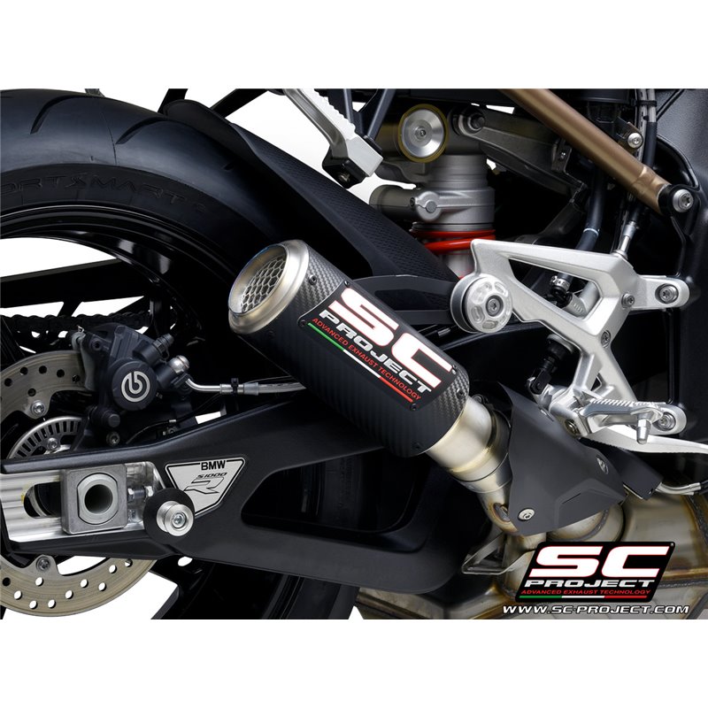 Uitlaat CR-T carbon (mesh) BMW S1000R