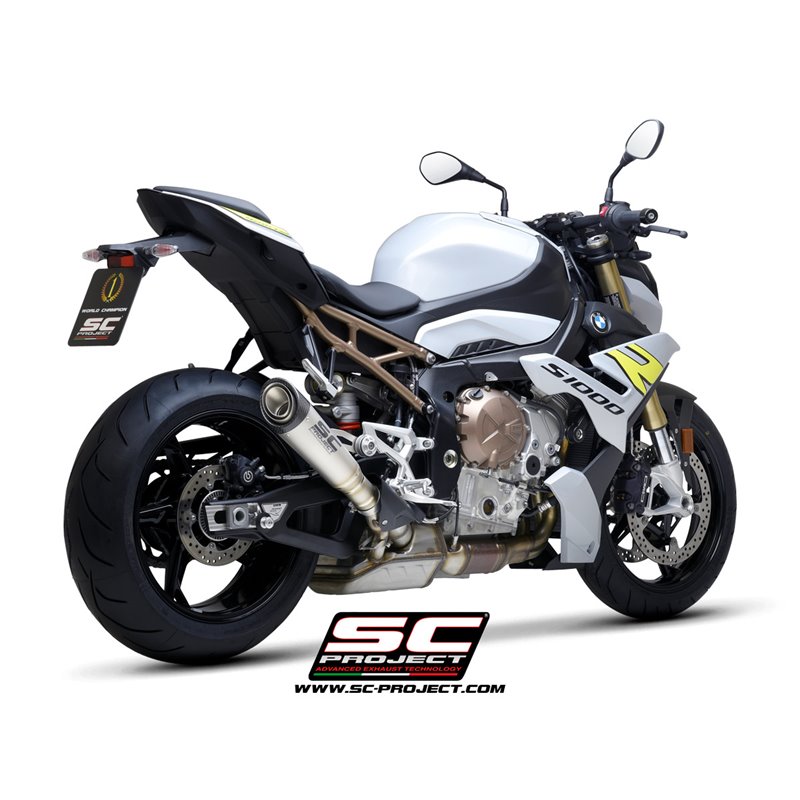 Uitlaat S1 titanium BMW S1000R