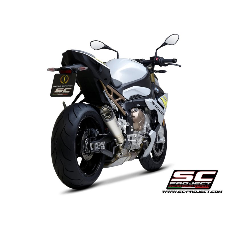 Uitlaat S1 titanium BMW S1000R