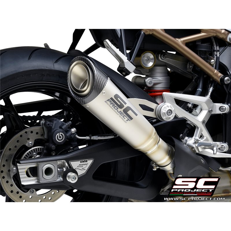 Uitlaat S1 titanium BMW S1000R