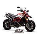 Uitlaat SC1-R (hoog) carbon Ducati Hypermotard 939 (+SP)