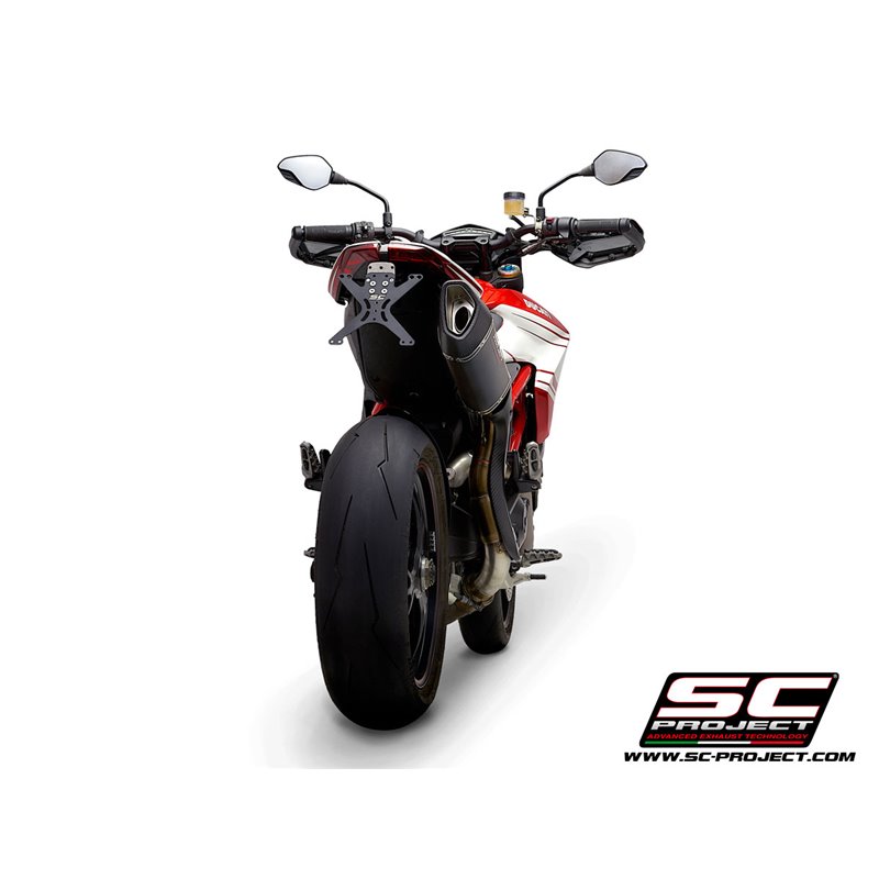 Uitlaat SC1-R (hoog) carbon Ducati Hypermotard 939 (+SP)