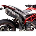 Exhaust SC1-R (hoog) carbon Ducati Hypermotard 939 (+SP)