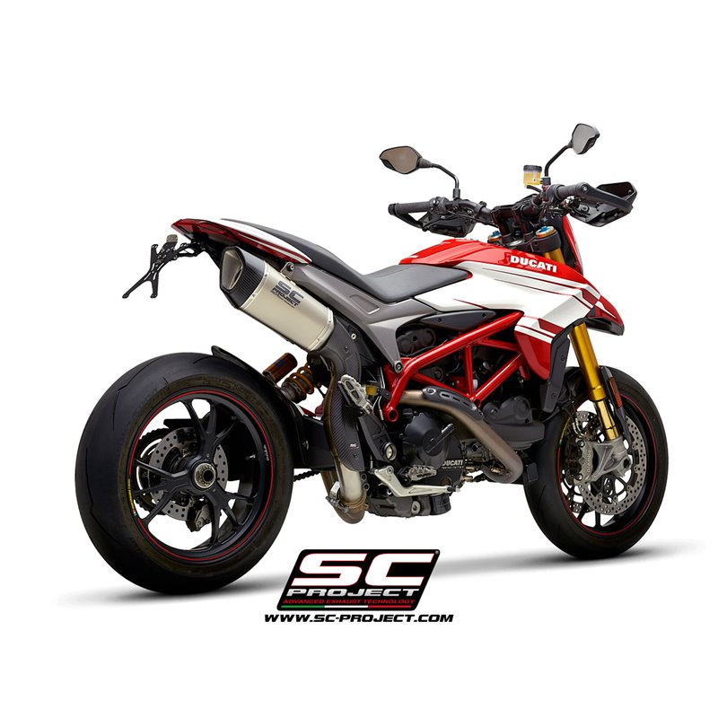 Exhaust SC1-R (hoog) titanium Ducati Hypermotard 939 (+SP)