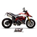 Uitlaat SC1-R (hoog) titanium Ducati Hypermotard 939 (+SP)