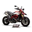 Uitlaat SC1-R (hoog) titanium Ducati Hypermotard 939 (+SP)