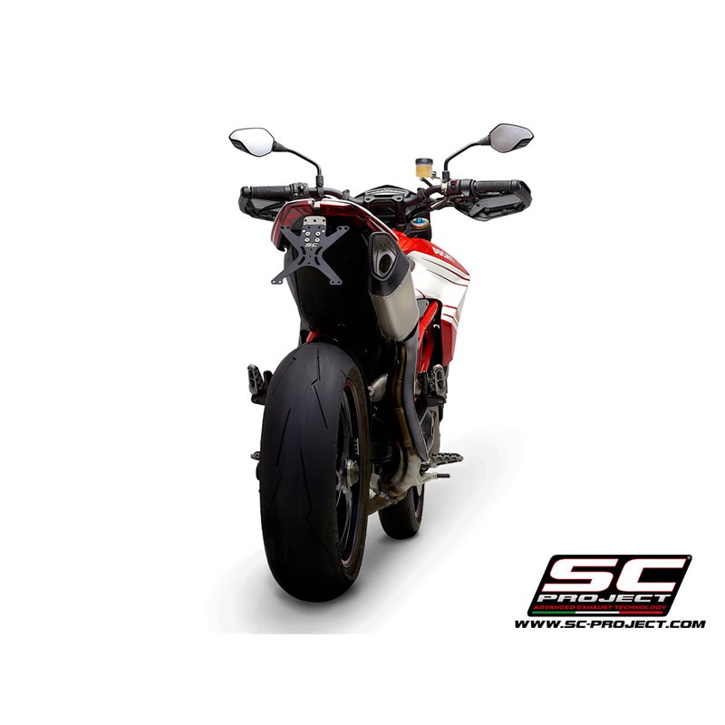 Uitlaat SC1-R (hoog) titanium Ducati Hypermotard 939 (+SP)