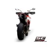 Uitlaat SC1-R (hoog) titanium Ducati Hypermotard 939 (+SP)