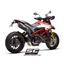 Uitlaat SC1-R (hoog) carbon Ducati Hypermotard 939 (+SP)