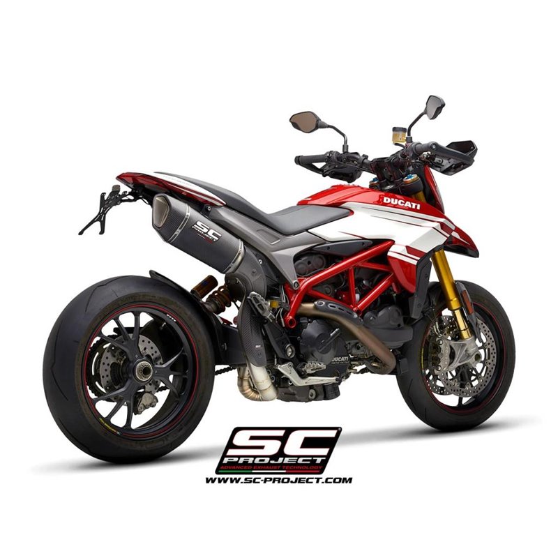 Exhaust SC1-R (hoog) carbon Ducati Hypermotard 939 (+SP)