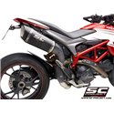 Exhaust SC1-R (hoog) carbon Ducati Hypermotard 939 (+SP)