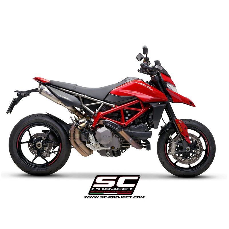 Uitlaten S1 titanium Ducati Hypermotard 950