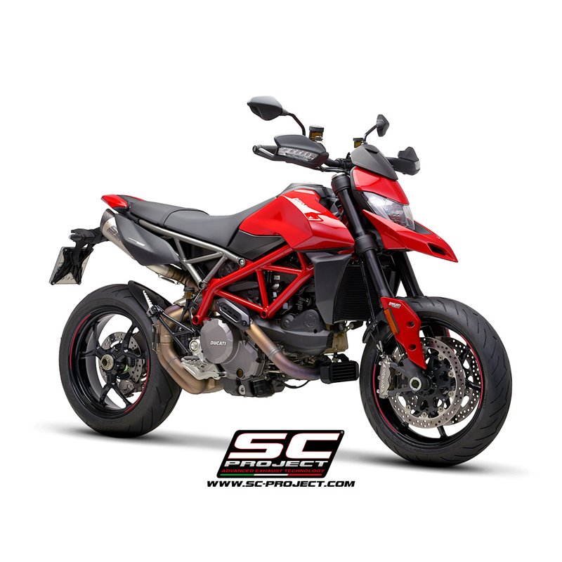 Uitlaten S1 titanium Ducati Hypermotard 950