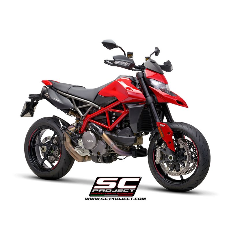 Uitlaten S1 matzwart Ducati Hypermotard 950