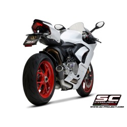 Half uitlaatsysteem 2-1 CR-T M2 carbon Panigale V2