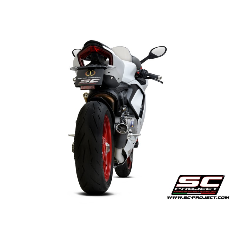 Half uitlaatsysteem 2-1 CR-T M2 carbon Panigale V2