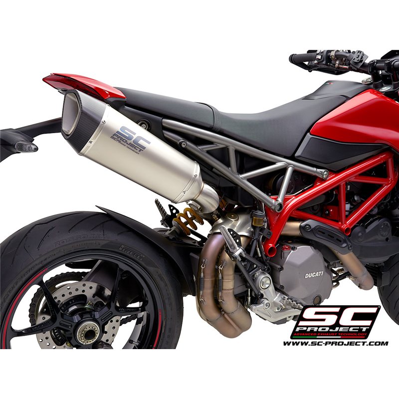 Uitlaat SC1-R titanium Ducati Hypermotard 950