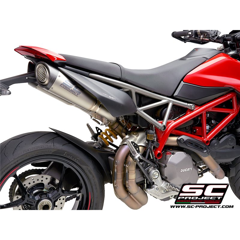 Uitlaten S1 (mesh) titanium Ducati Hypermotard 950