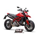 Uitlaten S1 matzwart Ducati Hypermotard 950