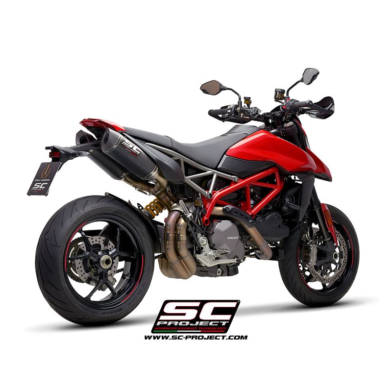 Uitlaten SC1-M carbon Ducati Hypermotard 950