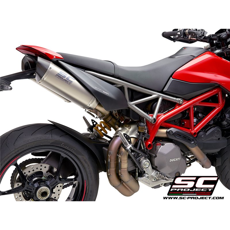 Uitlaten SC1-M titanium Ducati Hypermotard 950