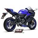 Full System 2-1 CR-T RVS/carbon Yamaha YZF-R7