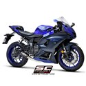 Uitlaatsysteem 2-1 CR-T RVS/carbon Yamaha YZF-R7