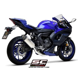 Uitlaatsysteem 2-1 SC1-S RVS/titanium Yamaha YZF-R7