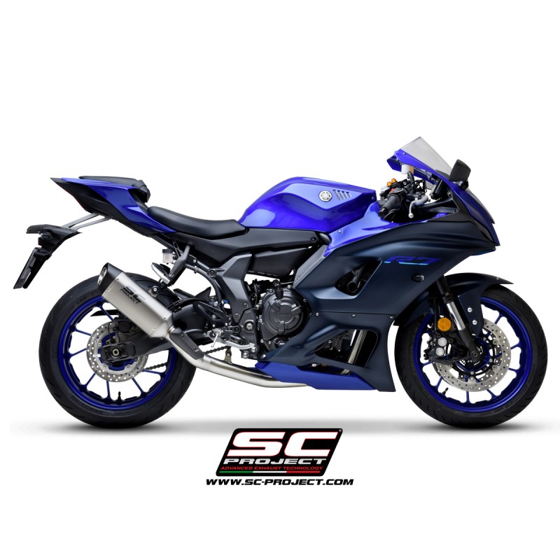 Full System 2-1 SC1-S RVS/titanium Yamaha YZF-R7