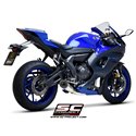 Uitlaatsysteem 2-1 S1 RVS/titanium Yamaha YZF-R7