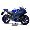 Uitlaatsysteem 2-1 S1 RVS/titanium Yamaha YZF-R7