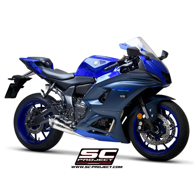 Uitlaatsysteem 2-1 S1 RVS/titanium Yamaha YZF-R7