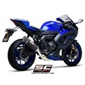 Uitlaatsysteem 2-1 SC1-S RVS/carbon Yamaha YZF-R7