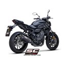 Uitlaatsysteem 2-1 SC1-S matzwart/carbon Yamaha MT-07/Tracer