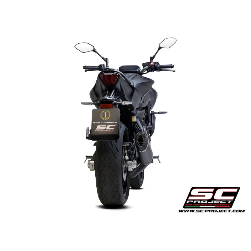 Full System 2-1 SC1-S matt black/carbon Yamaha MT-07/Tracer