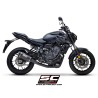 Full System 2-1 SC1-S matt black/carbon Yamaha MT-07/Tracer